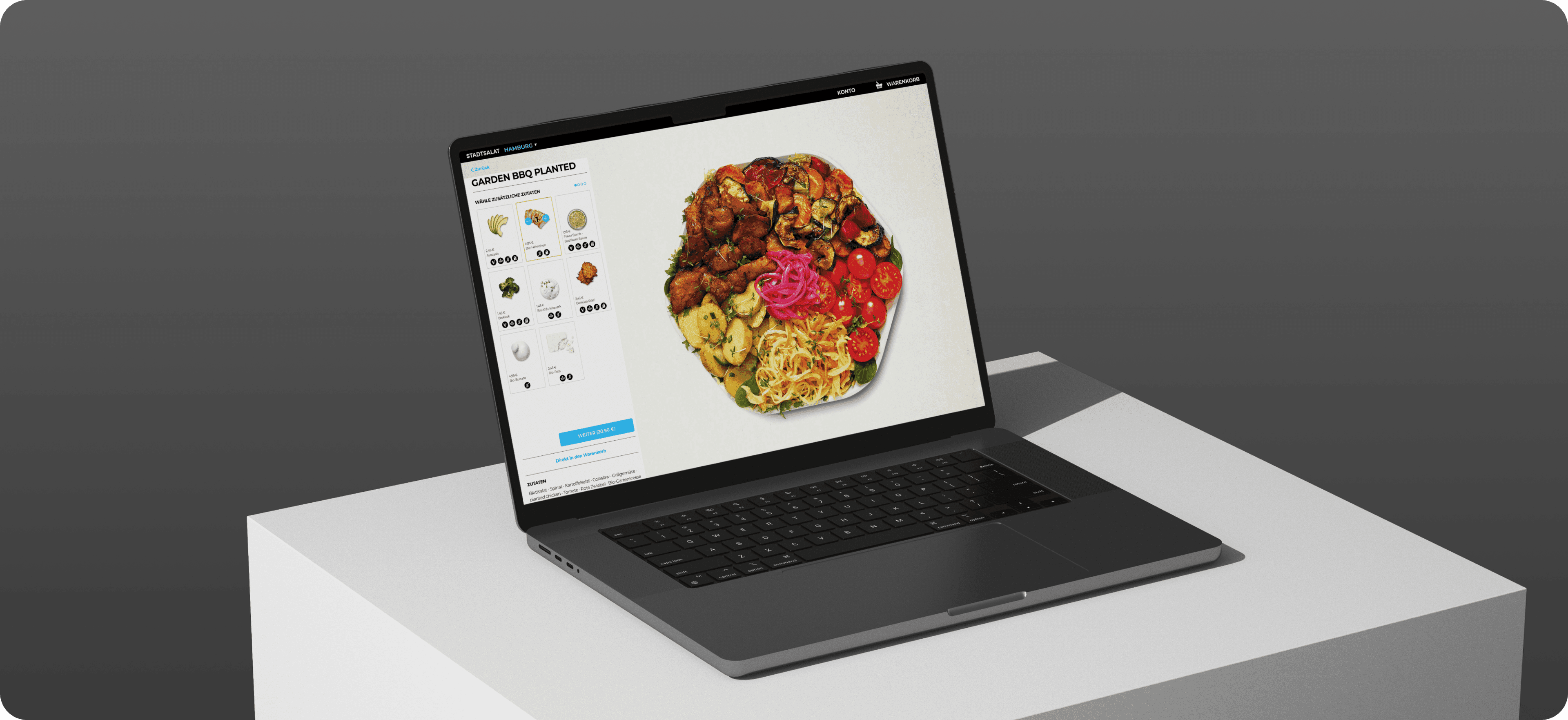 Illustration Stadtsalat Website